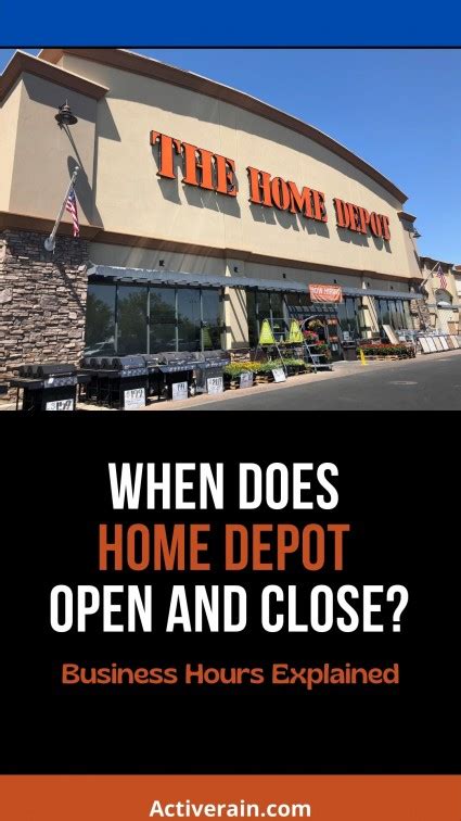 home depot hours hours